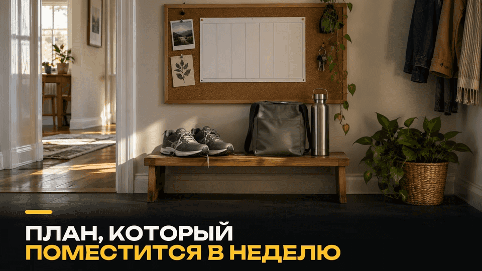 Питание и движение: план на свою неделю