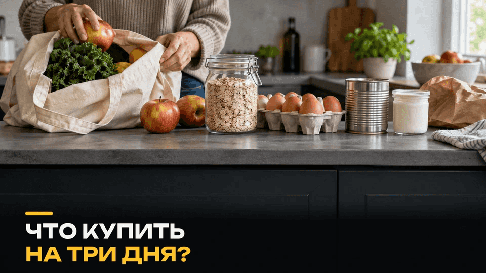 Список продуктов на несколько дней