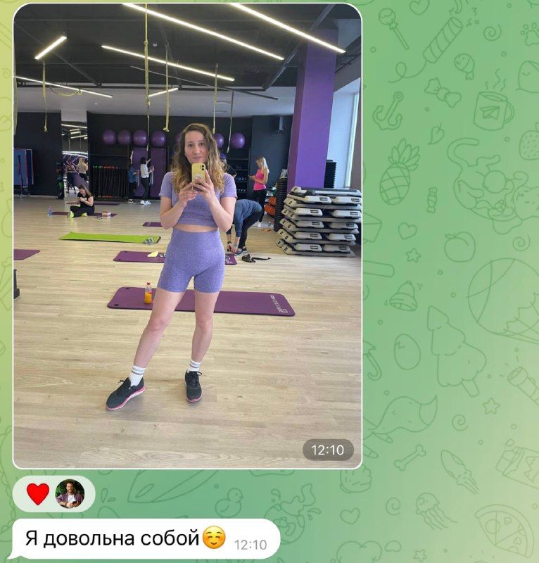 Эльнара в зале и её сообщение «Я довольна собой»