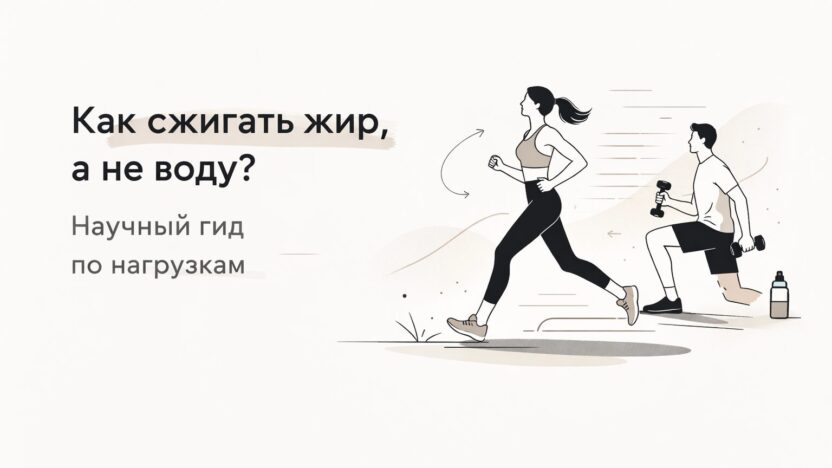 Как сжигать жир, а не воду?